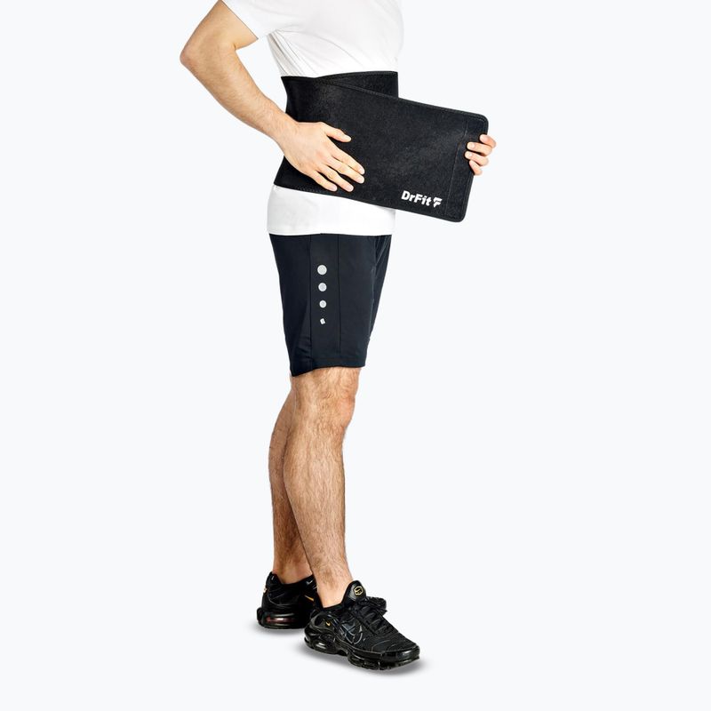 Juosmens-kryžmens įtvaras DrFit black 4