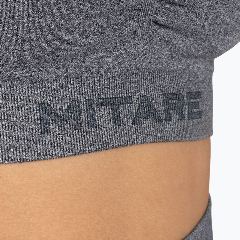 MITARE Push Up Max fitneso liemenėlė tamsiai pilka K002 4