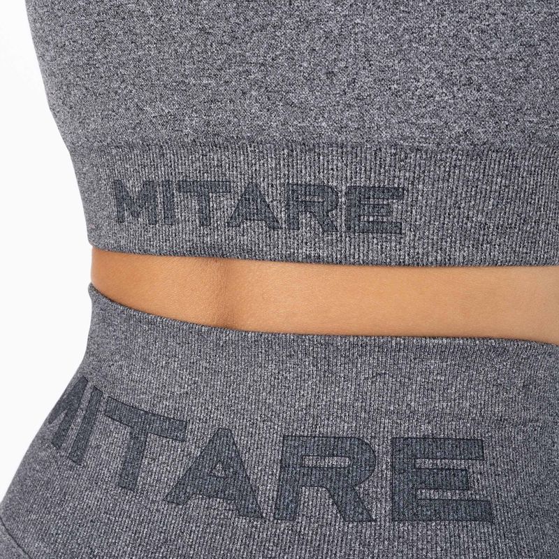 MITARE Push Up Max fitneso liemenėlė tamsiai pilka K002 5