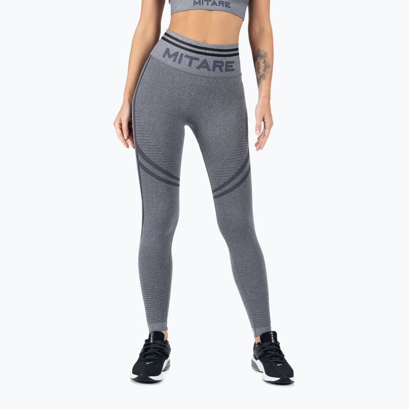 Moteriškos MITARE Slim Push Up tamsios pilkos kojinės K078