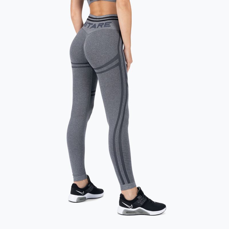 Moteriškos MITARE Slim Push Up tamsios pilkos kojinės K078 3