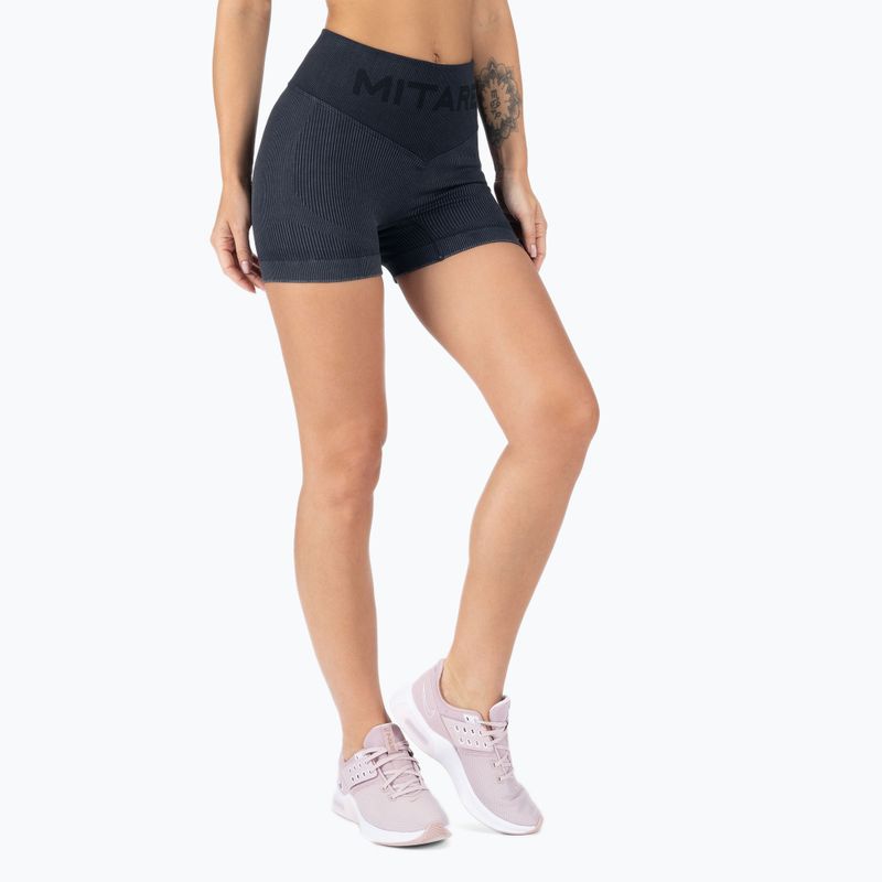 Moteriški treniruočių šortai Mitare Dream Push Up navy blue K109