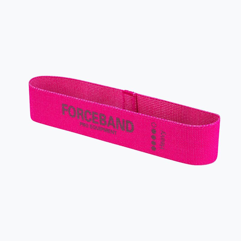Treniruočių juostų rinkinys FORCEBAND Mini Band 5 szt. + E-BOOK pink 3