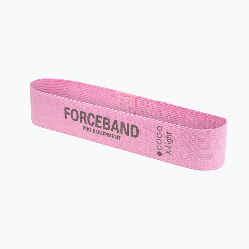 Treniruočių juostų rinkinys FORCEBAND Mini Band 5 szt. + E-BOOK pink 4