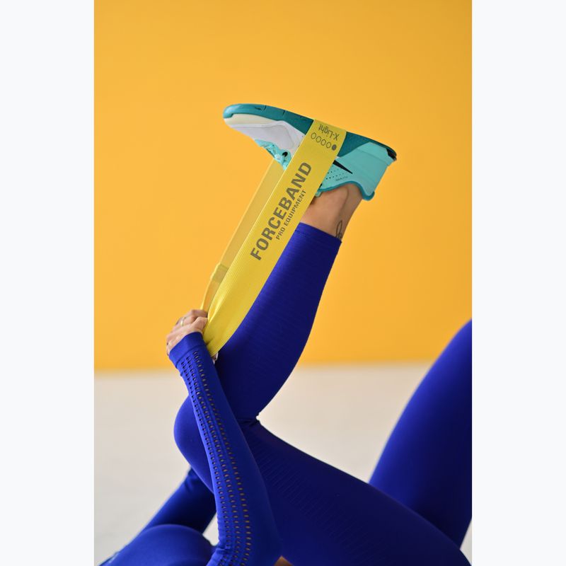 Medžiaginių mankštos juostų rinkinys FORCEBAND Mini Band 5 vnt. + E-BOOK multicolor 10