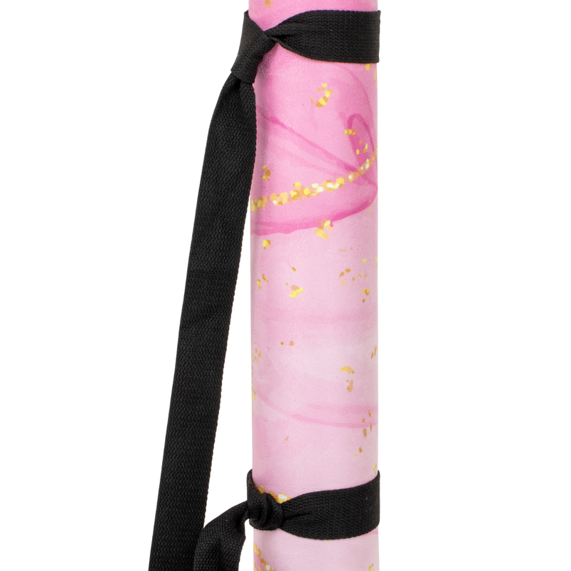 Jogos/fitneso kilimėlis FORCEBAND Gold Pink 4 mm pink/gold 3