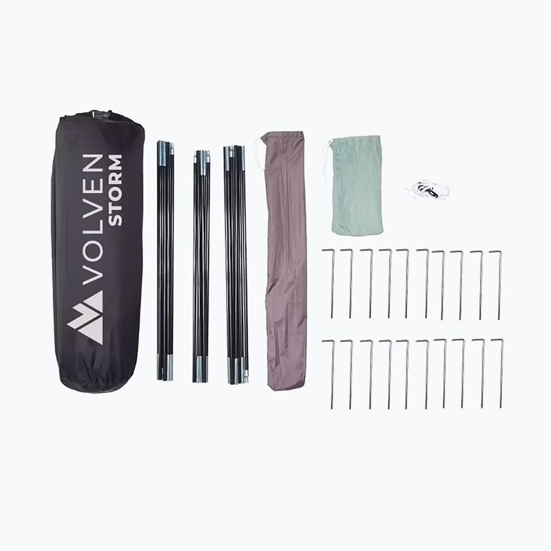 3 vietų žygio palapinė Volven Storm green 5