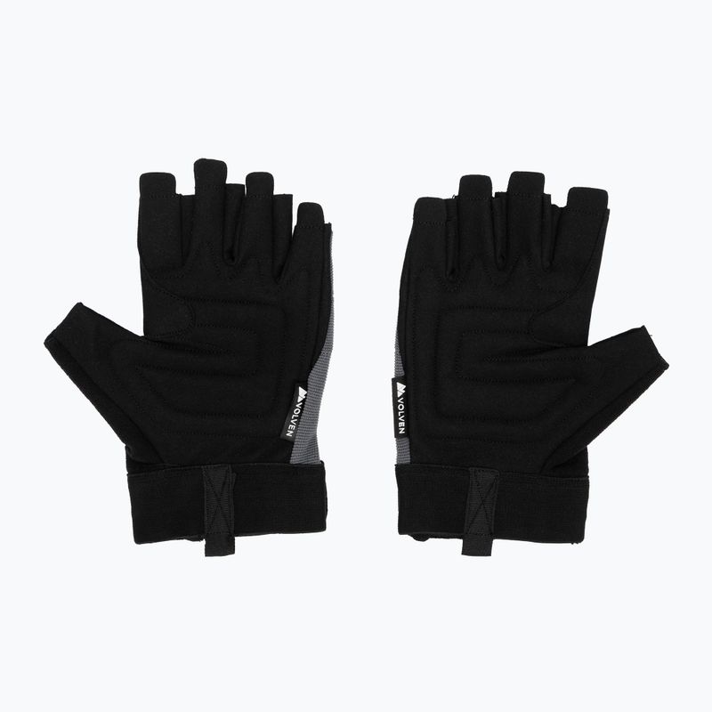 Laipiojimo pirštinės Volven Ferrata Half Finger gray 3