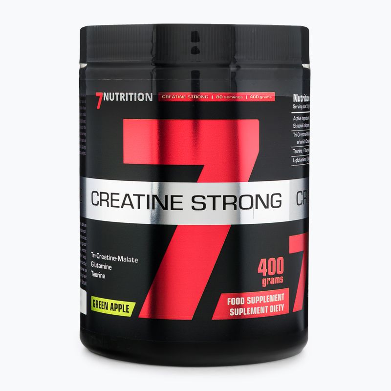 7Nutrition Strong kreatinas 400 g Obuolys