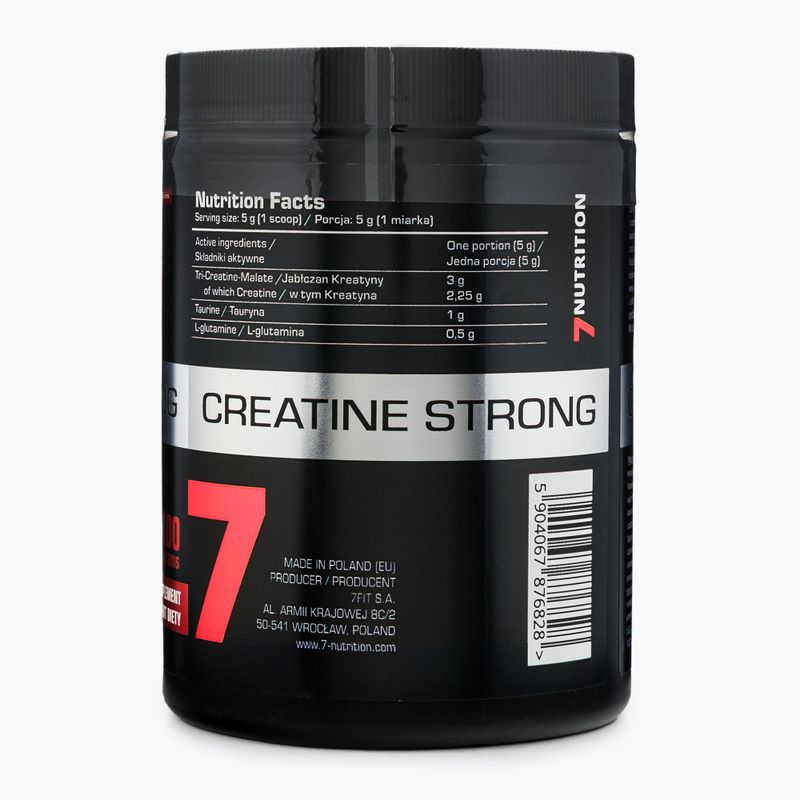 7Nutrition Strong kreatinas 400 g Obuolys 3