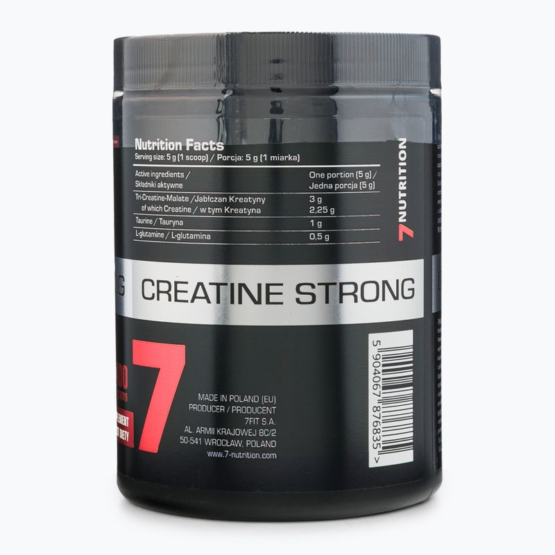 7Nutrition Strong kreatinas 400 g citrina 3