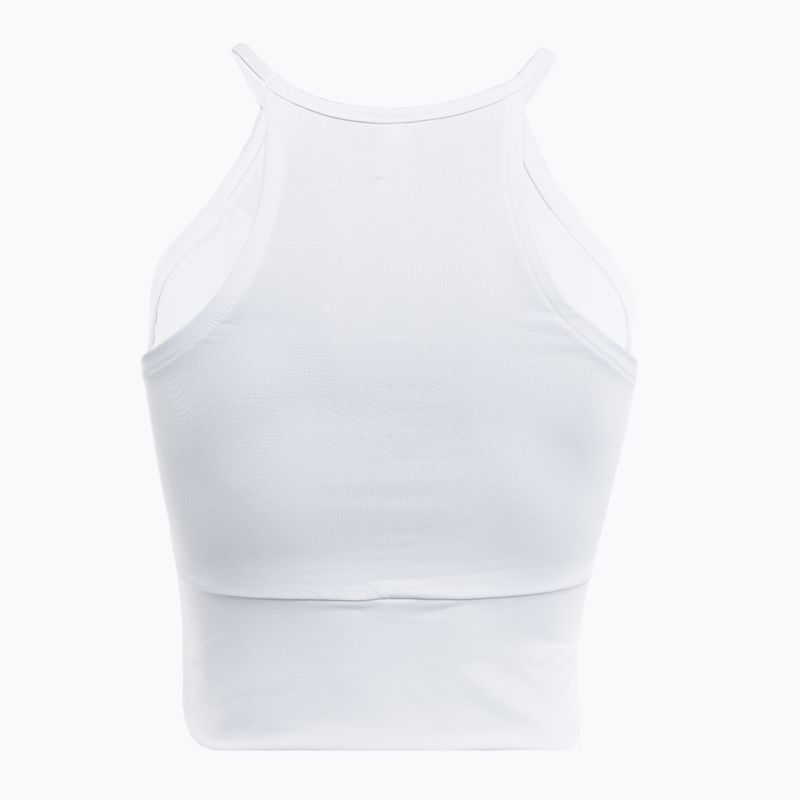 Moterų treniruočių viršutinė dalis 2skin Crop Top White 2