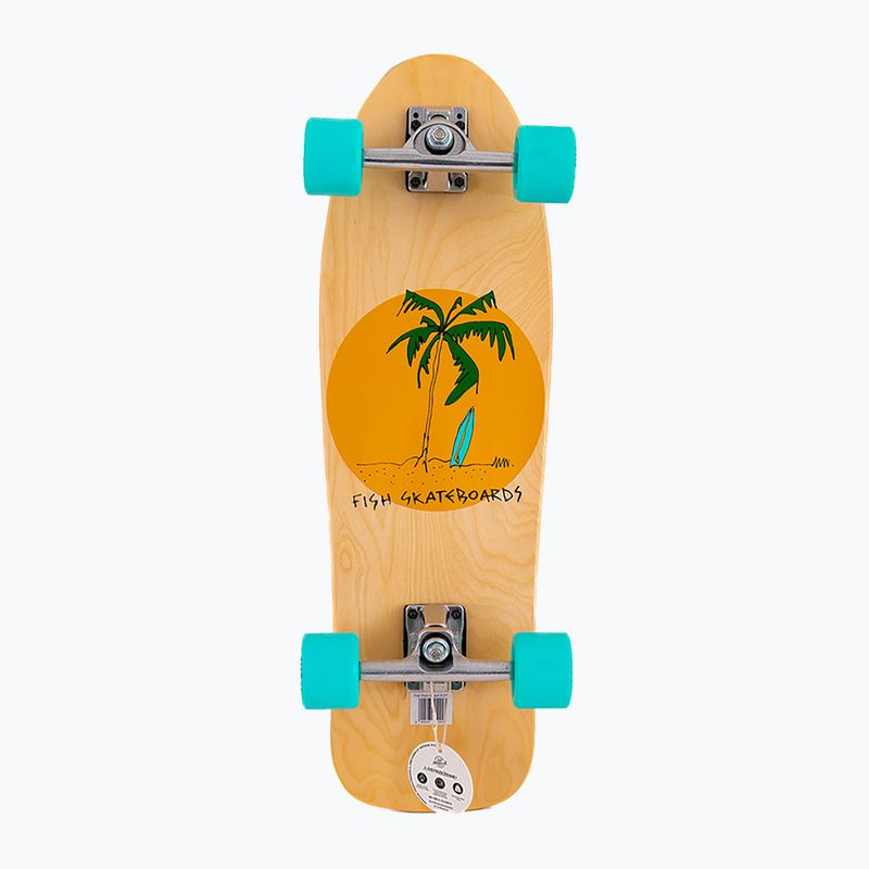 Riedlentė surfskate Fish Skateboards Surfskate Palm Beach 9.37" 2
