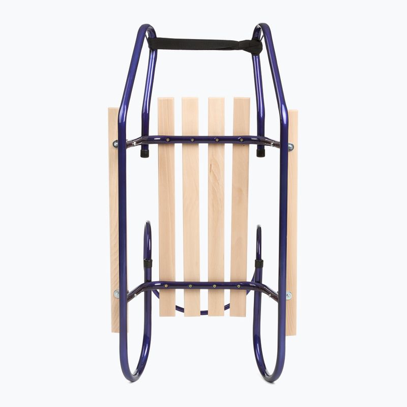 Metalinės rogės HUMBAKA with backrest and footrests navy 5