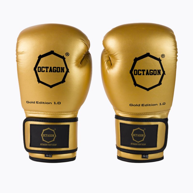 Octagon Gold Edition 1.0 auksinės bokso pirštinės