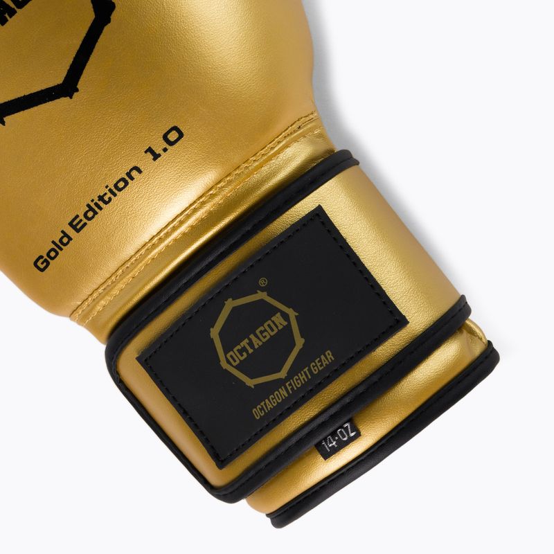 Octagon Gold Edition 1.0 auksinės bokso pirštinės 5