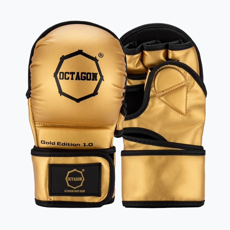 Graplingo pirštinės Octagon Gold Edition 1.0 MMA gold