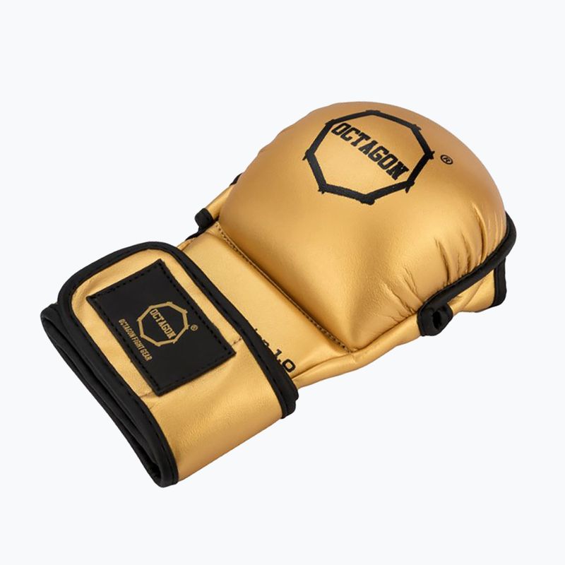 Graplingo pirštinės Octagon Gold Edition 1.0 MMA gold 2
