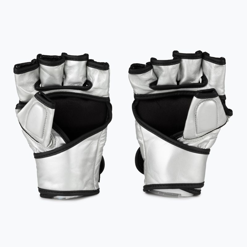 Octagon MMA graplingo pirštinės sidabrinės 2