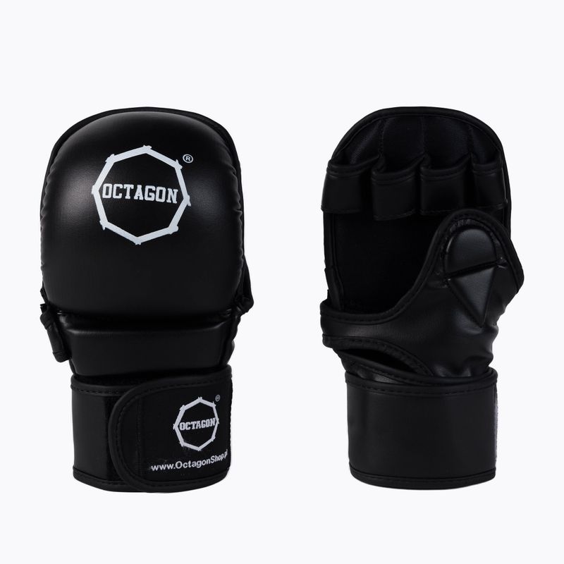 Octagon Skaj JOA graplingo pirštinės juodos spalvos 3