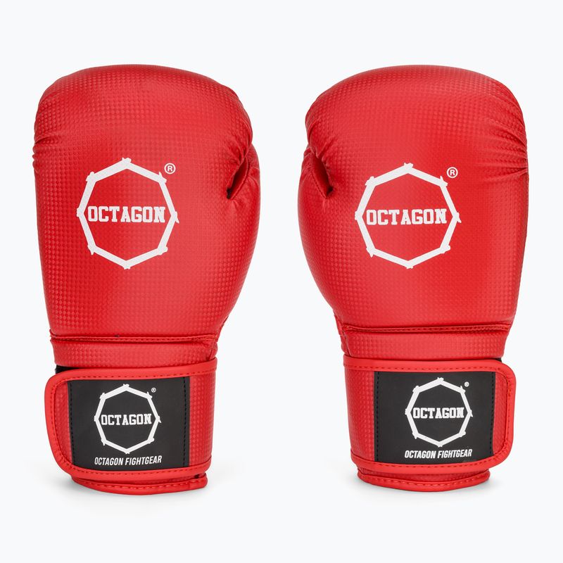 Bokso pirštinės Octagon Kevlar red 2