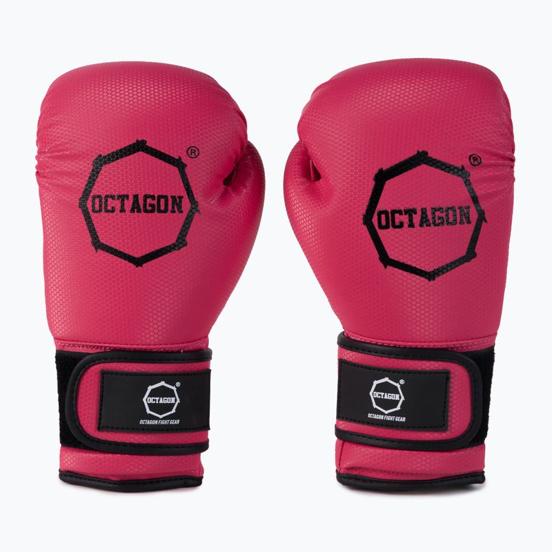 Octagon Kevlar rožinės moteriškos bokso pirštinės