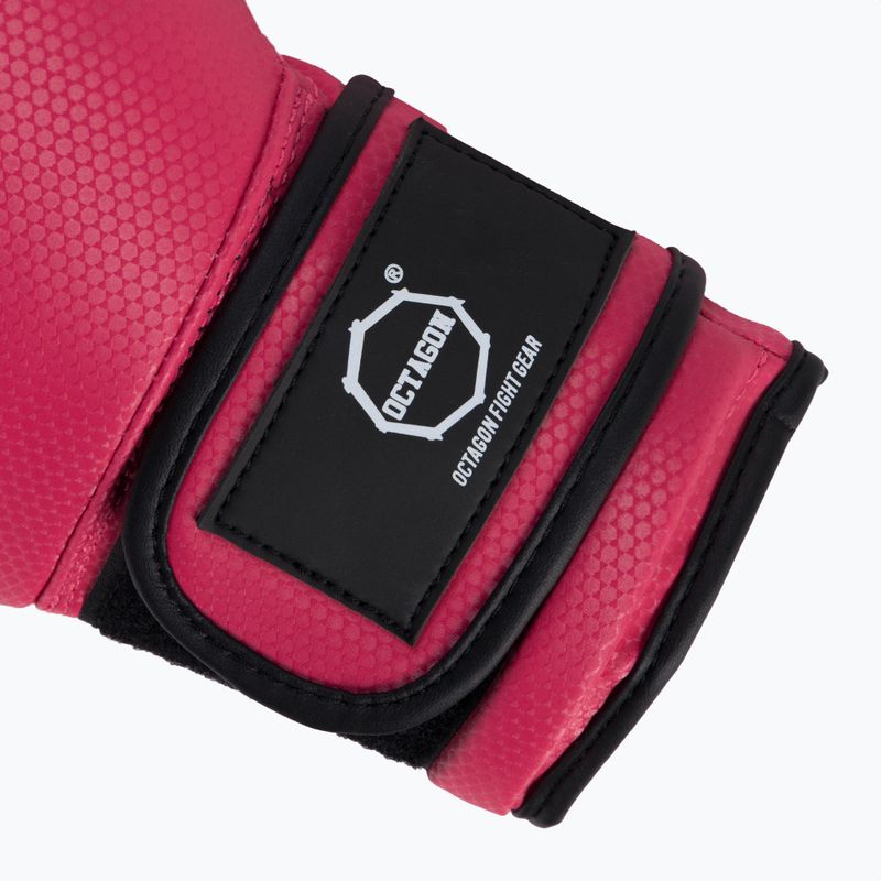 Octagon Kevlar rožinės moteriškos bokso pirštinės 5