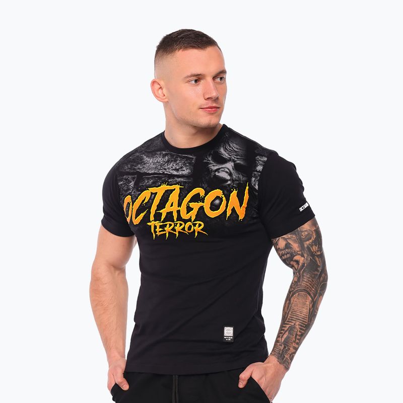 Vyriški marškinėliai Octagon Second Face black/multicolor 4