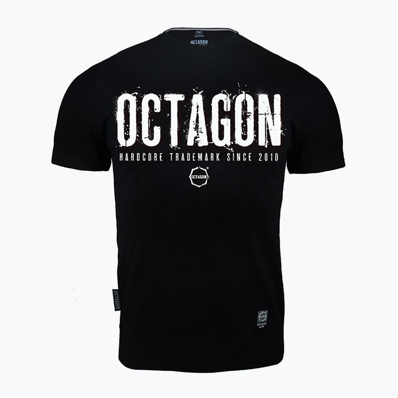 Octagon Time to Hardcore Party vyriški marškinėliai juodi 2