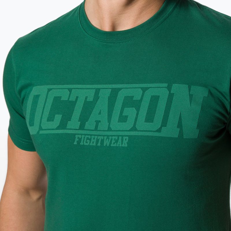 Octagon Fight Wear vyriški marškinėliai žali 4