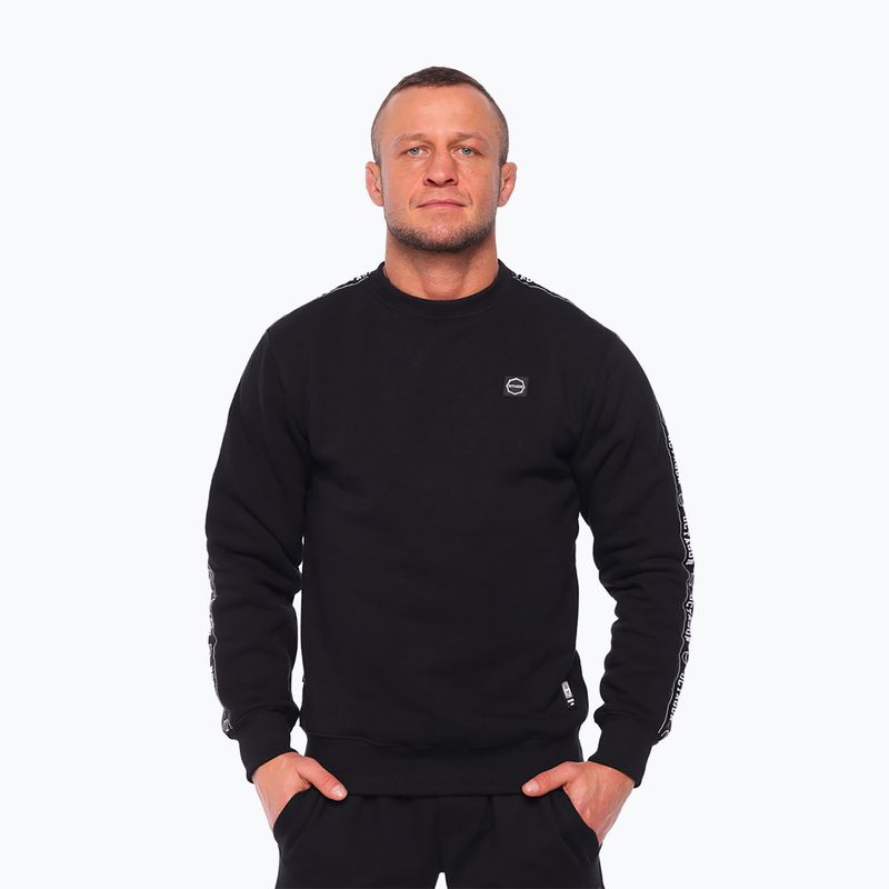 Vyriškas džemperis Octagon Stripe black