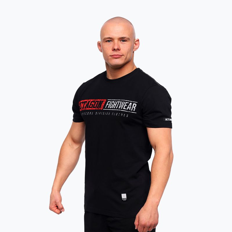 Vyriški marškinėliai Octagon Division Clothes black 3