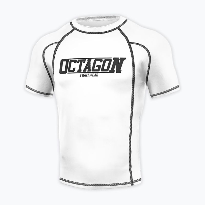 Vyriški marškinėliai Octagon Premium Fight Wear white
