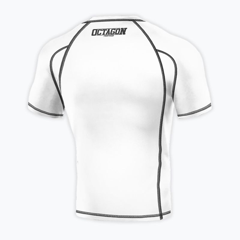 Vyriški marškinėliai Octagon Premium Fight Wear white 2