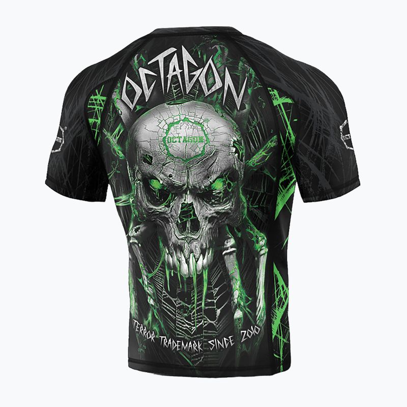 Vyriški marškinėliai Octagon Premium Spiderskull black/multicolor 2
