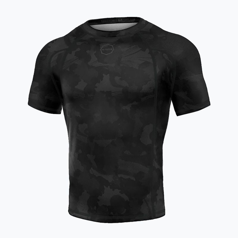 Vyriški marškinėliai Octagon Premium Camo Night black