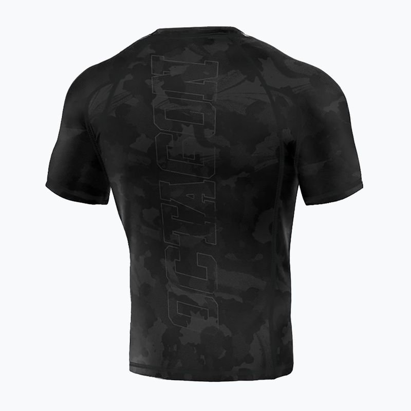 Vyriški marškinėliai Octagon Premium Camo Night black 2