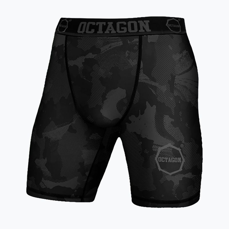 Vyriški kompresiniai šortai Octagon Camo Night black