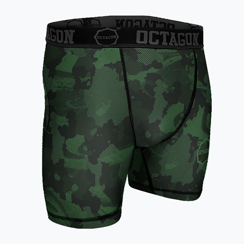 Vyriški kompresiniai šortai Octagon Camo Forest khaki 3