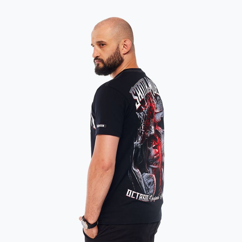 Vyriški marškinėliai Octagon Santa Muerte black/multicolor 6