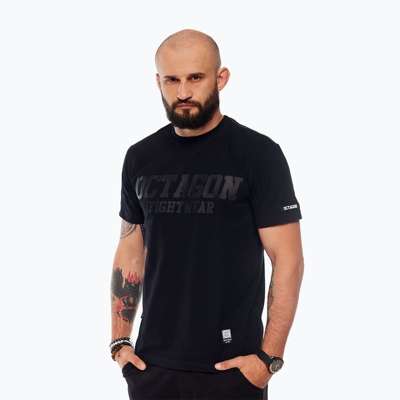 Vyriški marškinėliai Octagon FW Straight black