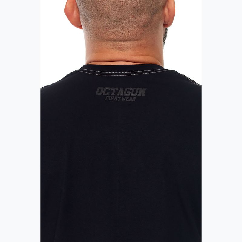 Vyriški marškinėliai Octagon FW Straight black 4