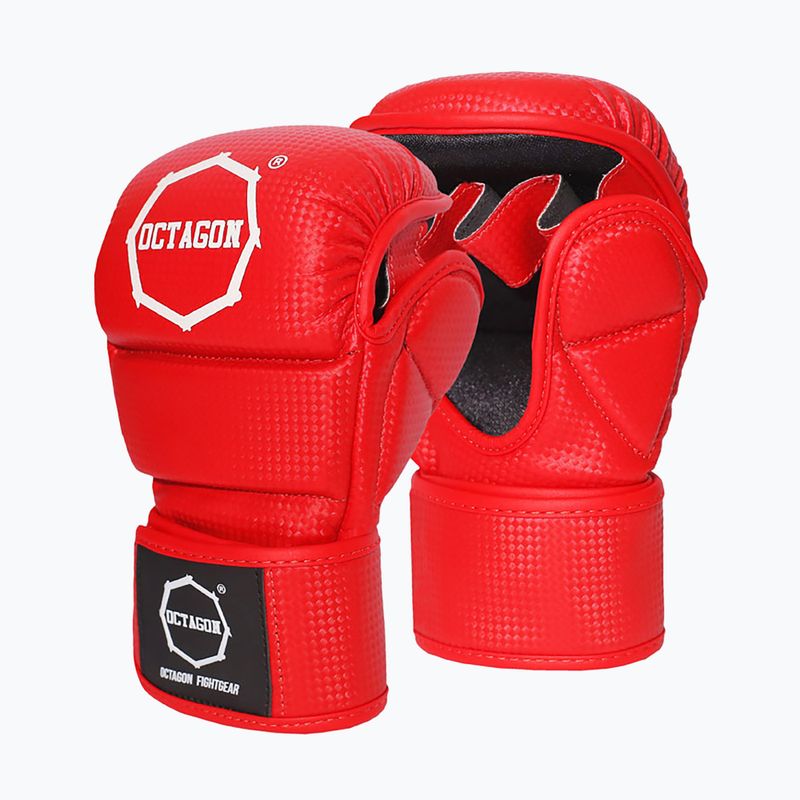 Sparingo pirštinės Octagon Kevlar MMA red