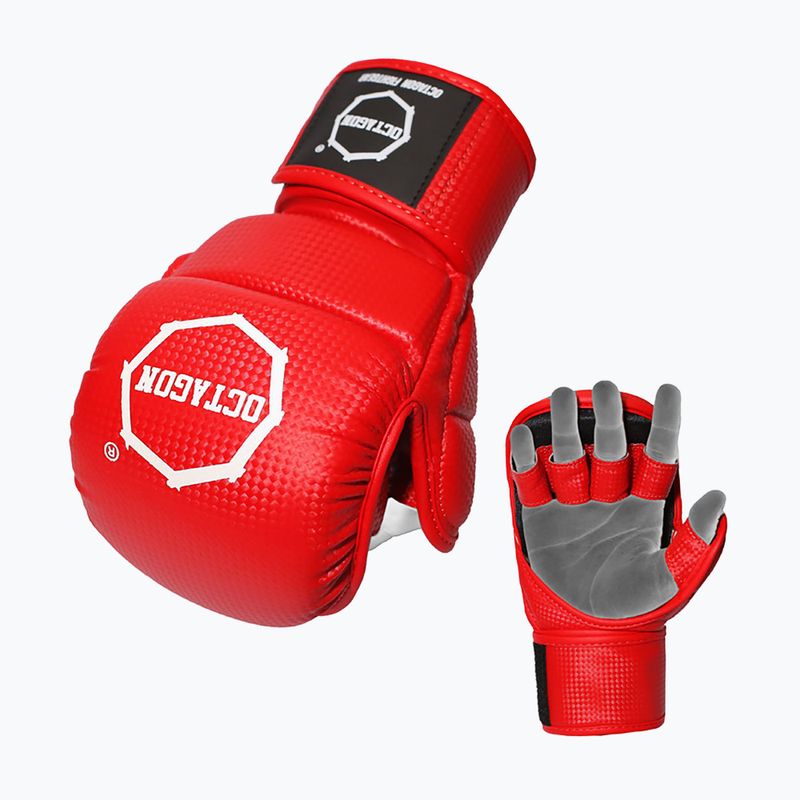 Sparingo pirštinės Octagon Kevlar MMA red 2