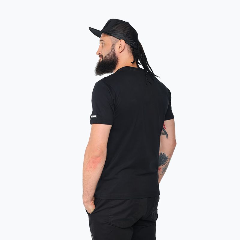 Vyriški marškinėliai Octagon Small Logo black/white 2