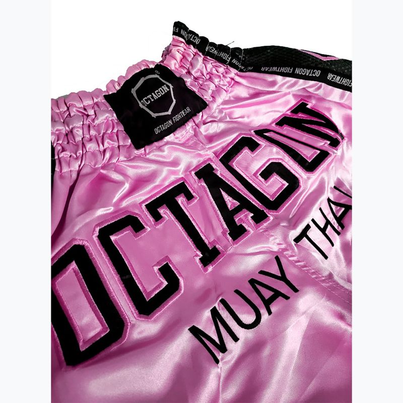 Vyriški treniruočių šortai Octagon Muay Thai pink 2