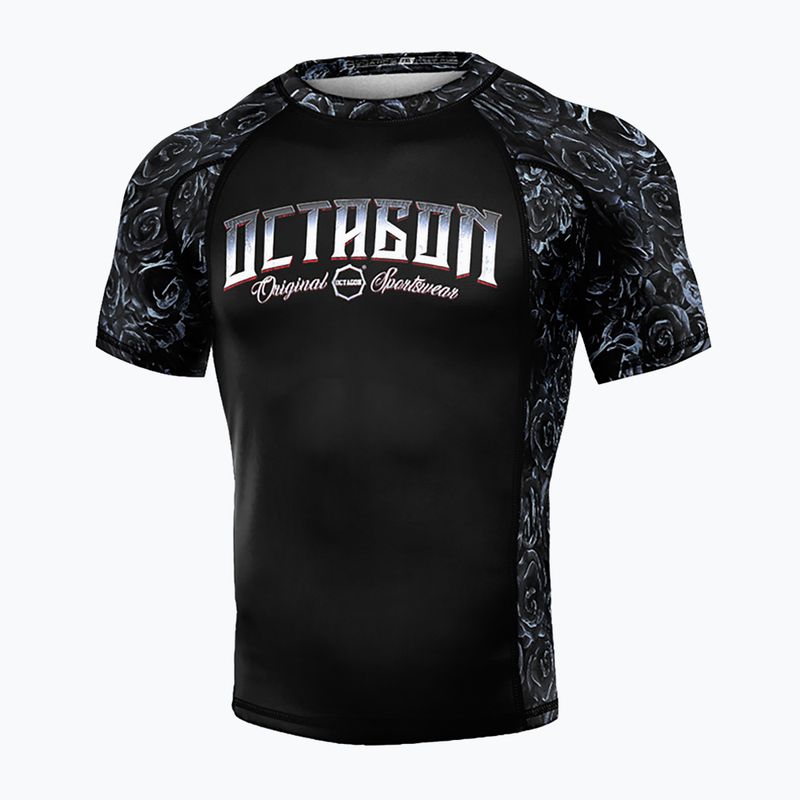 Vyriški marškinėliai Octagon Premium Santa Muerte black/multicolor
