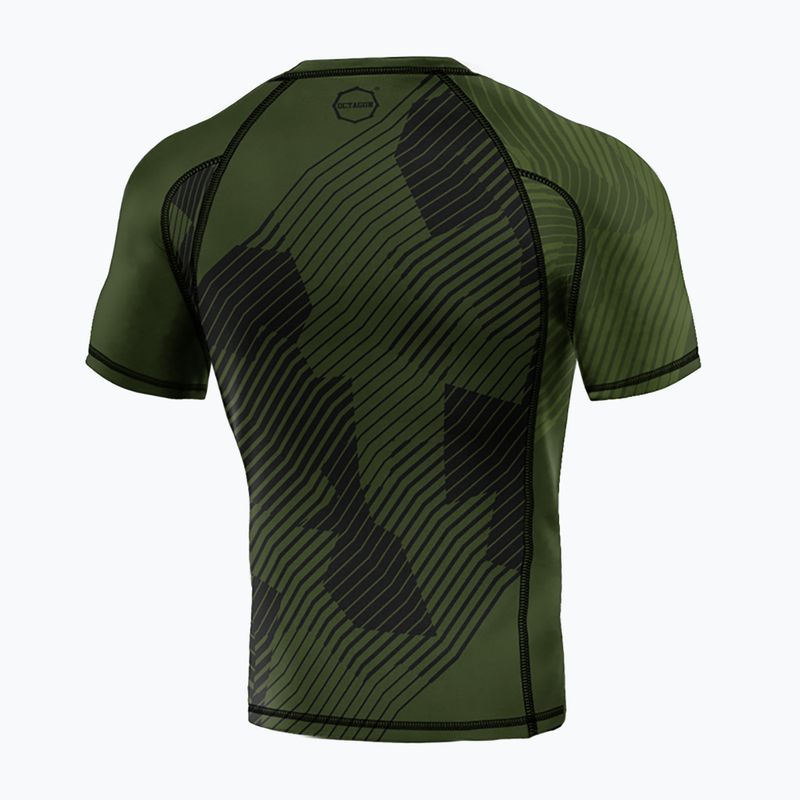 Vyriški marškinėliai Octagon Broken Line Premium khaki 2