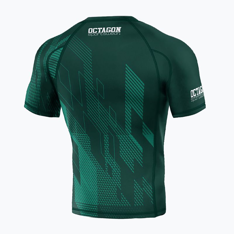 Vyriški marškinėliai Octagon Diamond Premium dark green 2