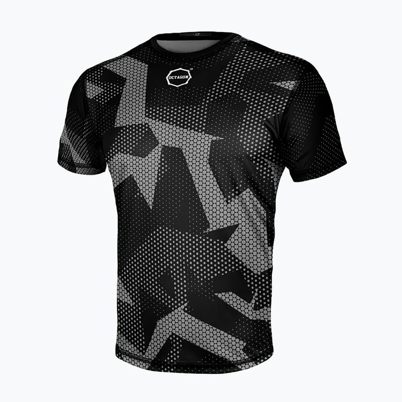 Octagon Ultimate vyriški marškinėliai juoda/pilka